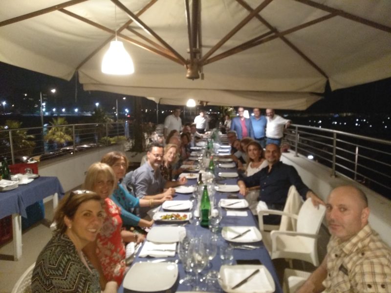 Salerno, cena Ex Allievi a Salerno del 4 luglio 2018